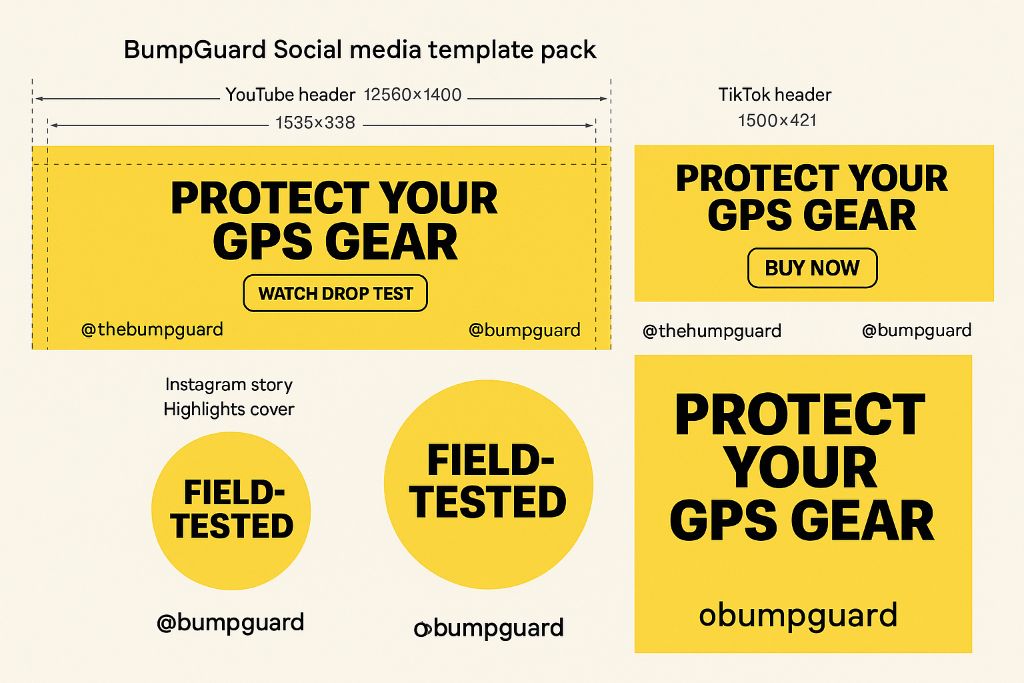 BumpGuard protecting GNSS equipment from drops